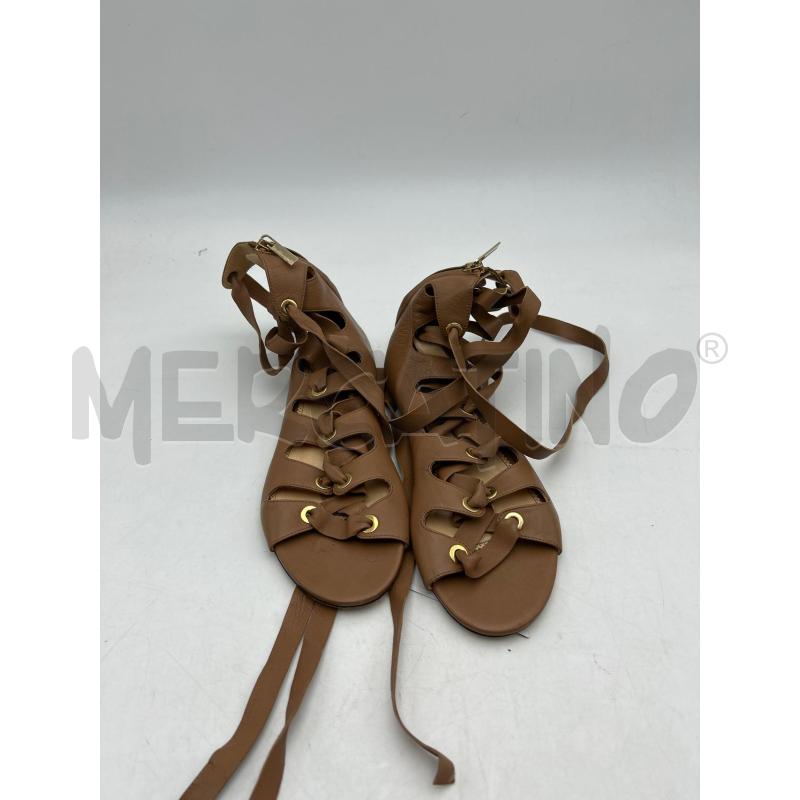 SANDALI DONNA ELISABETTA FRANCHI MARRONE  | Mercatino dell'Usato Albenga 1