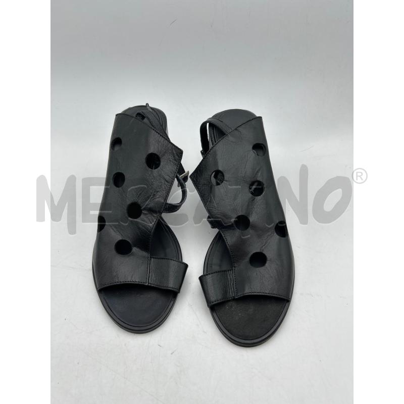 SANDALI DONNA NERO PELLE LE BOHEMIEN  | Mercatino dell'Usato Albenga 1