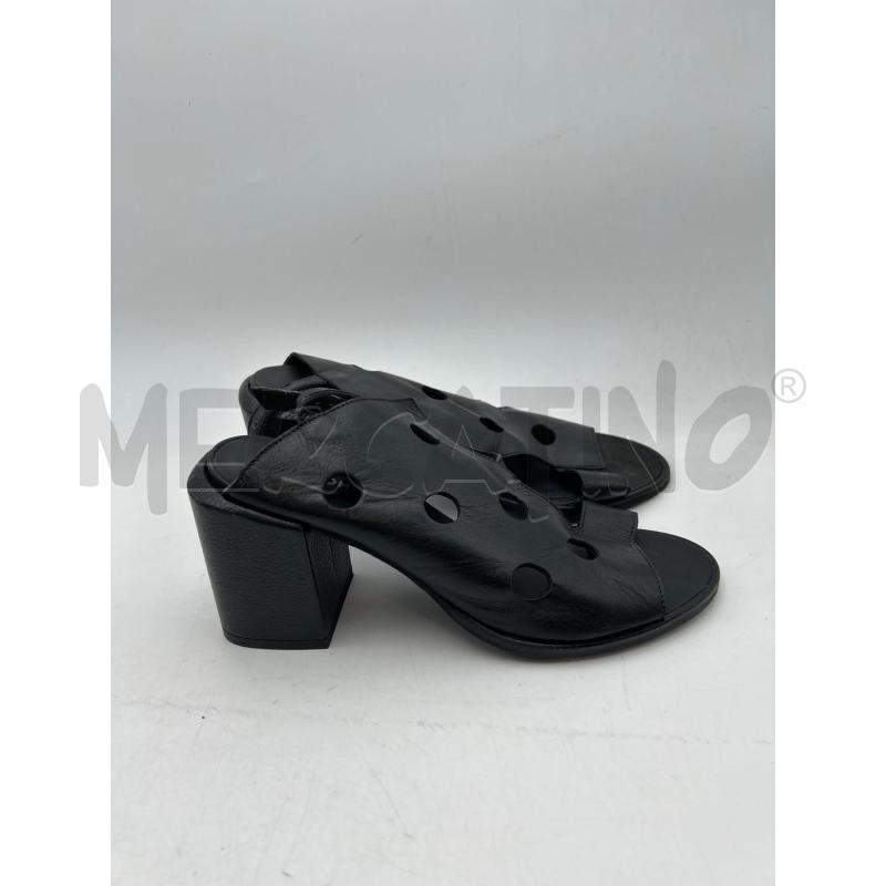 SANDALI DONNA NERO PELLE LE BOHEMIEN  | Mercatino dell'Usato Albenga 2