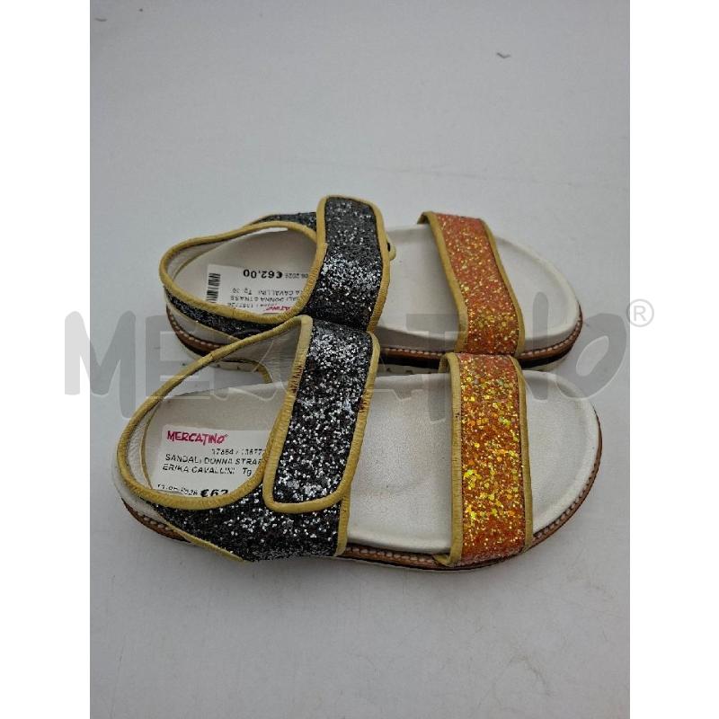 SANDALI DONNA STRASS ERIKA CAVALLINI  | Mercatino dell'Usato Albenga 1