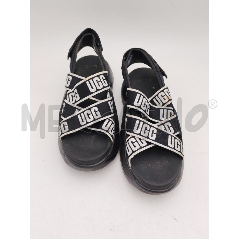 SANDALI DONNA UGG NERO  | Mercatino dell'Usato Albenga 1