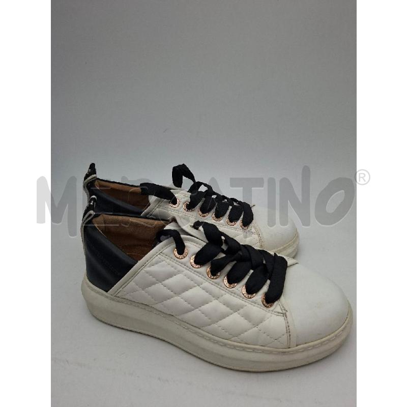 SCARPE DONNA ALEXANDER SMITH BIANCO NERO  | Mercatino dell'Usato Albenga 2