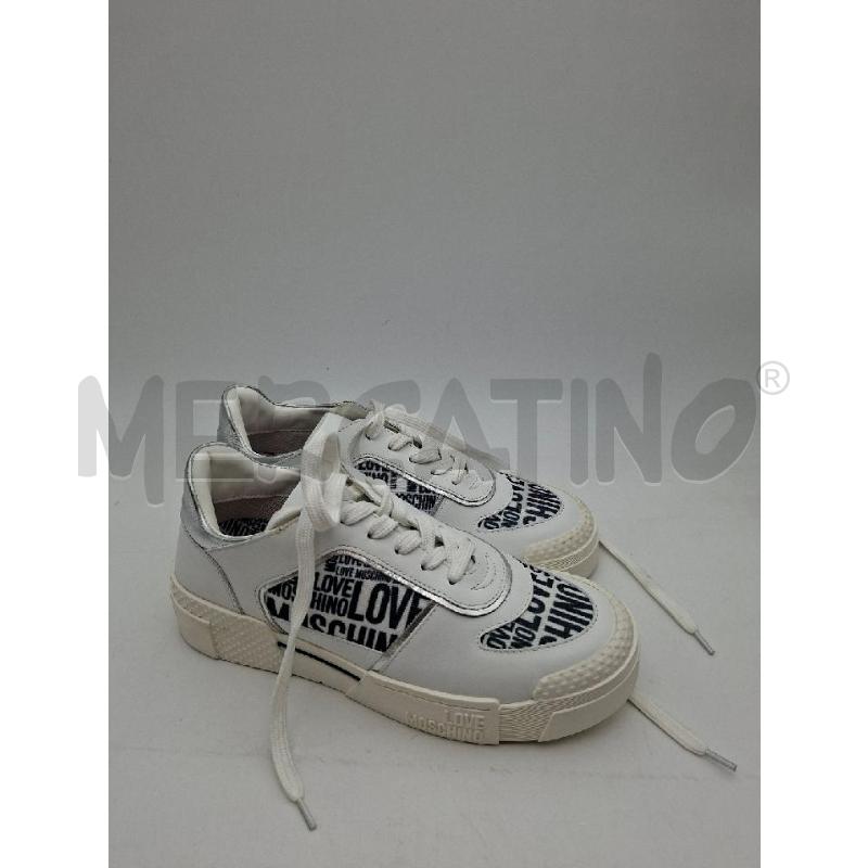SCARPE DONNA BIANCO LOVE MOSCHINO | Mercatino dell'Usato Albenga 1