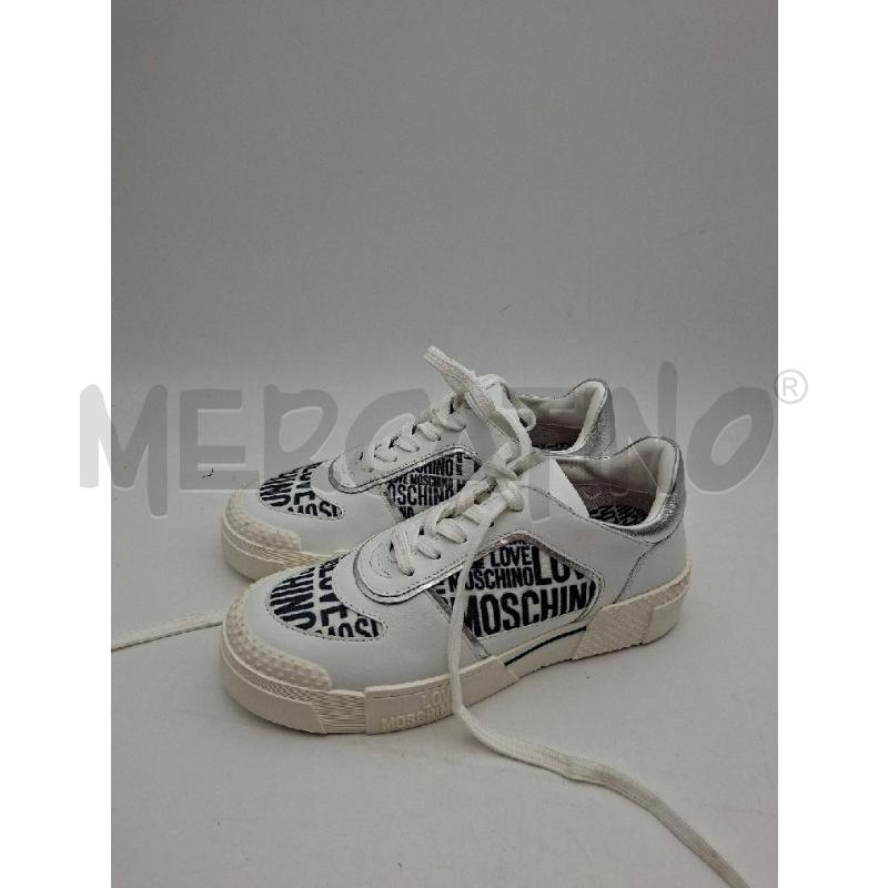 SCARPE DONNA BIANCO LOVE MOSCHINO | Mercatino dell'Usato Albenga 2