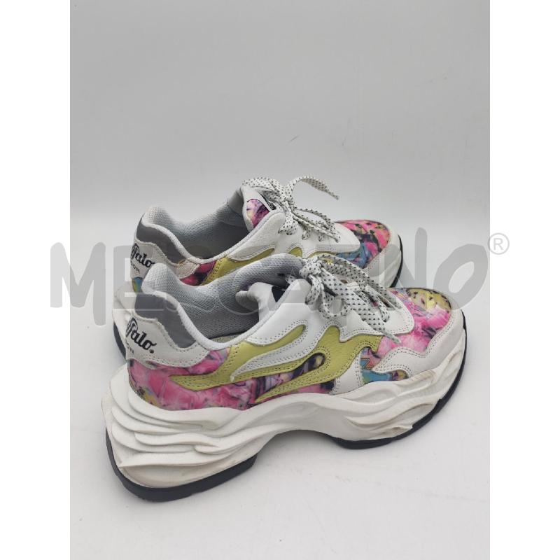 SCARPE DONNA BIANCO ROSA BUFFALO LONDON | Mercatino dell'Usato Albenga 2