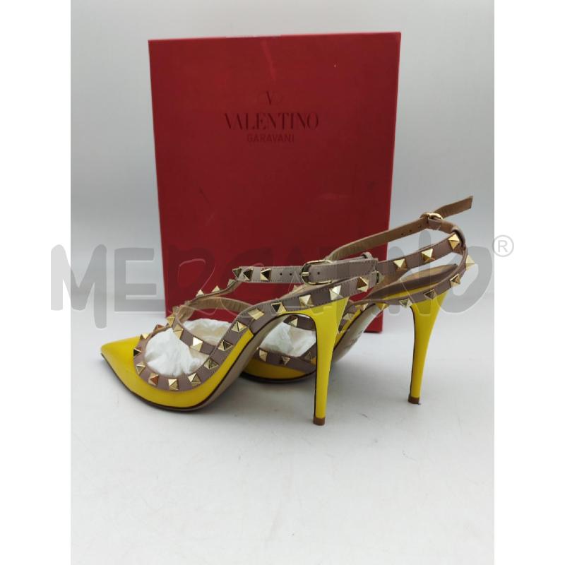 SCARPE DONNA GIALLO BORCHIE VALENTINO GARAVANI IN VERNICE | Mercatino dell'Usato Albenga 2