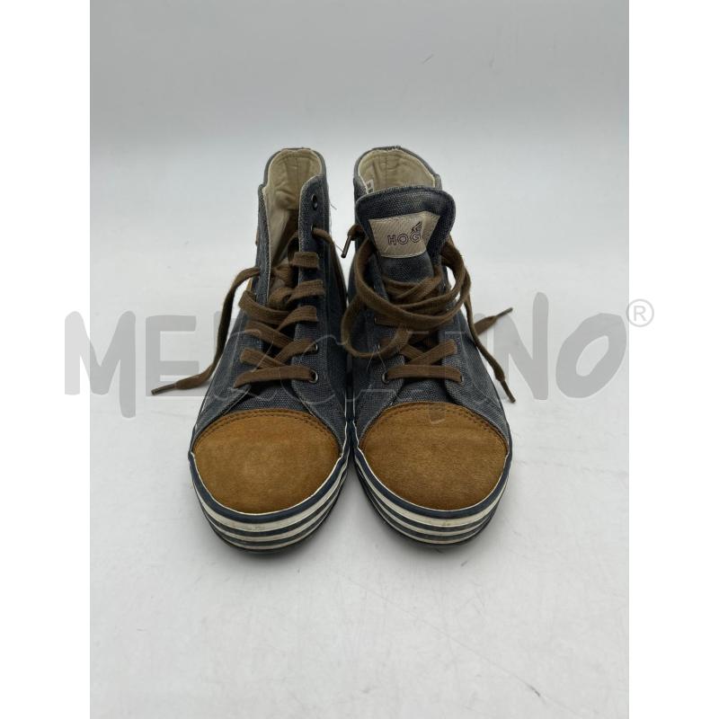 SCARPE DONNA JEANS MARRONE HOGAN  | Mercatino dell'Usato Albenga 2