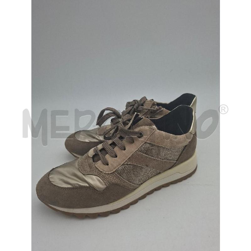 SCARPE DONNA MARRONE BEIGE GEOX  | Mercatino dell'Usato Albenga 1