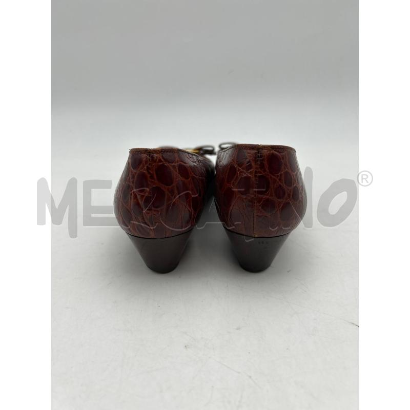 SCARPE DONNA MARRONE SALVATORE FERRAGAMO | Mercatino dell'Usato Albenga 3