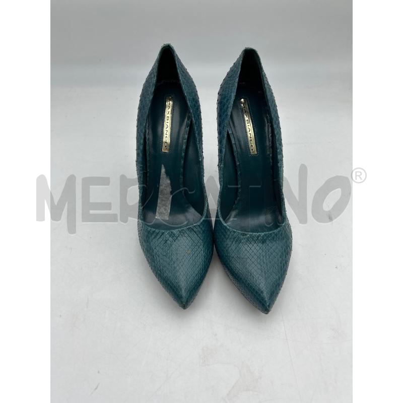 SCARPE DONNA MAX BIANCO AZZ  | Mercatino dell'Usato Albenga 1