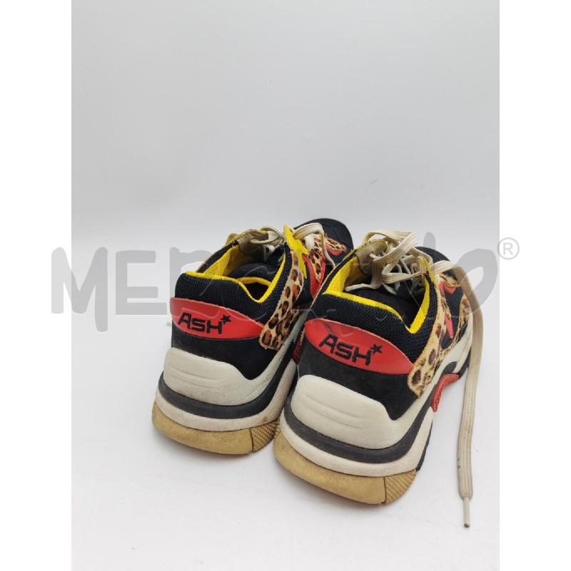 SCARPE DONNA NERO LEOPARDO GIALLO ASH | Mercatino dell'Usato Albenga 2