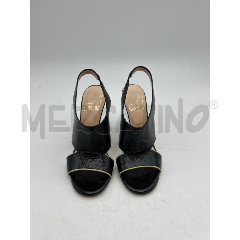 SCARPE DONNA NERO LUCIDO CHIARINI BOLOGNA  | Mercatino dell'Usato Albenga 1