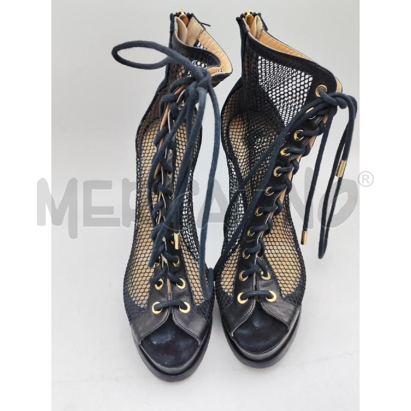 SCARPE DONNA NERO RETE ELISABETTA FRANCHI  | Mercatino dell'Usato Albenga 1