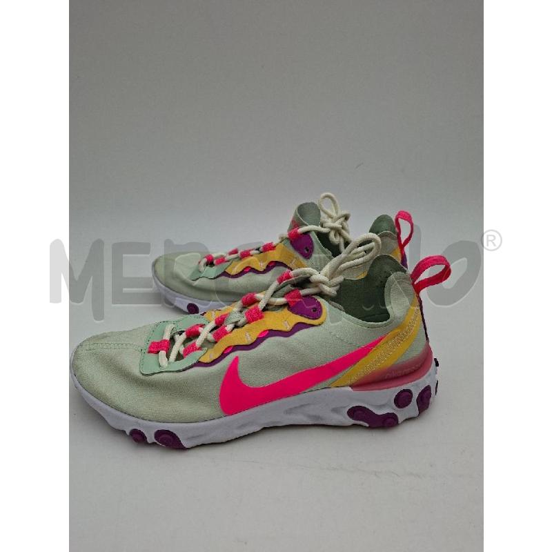 SCARPE DONNA NIKE VERDE GIALLO FUCSIA FLUO | Mercatino dell'Usato Albenga 2