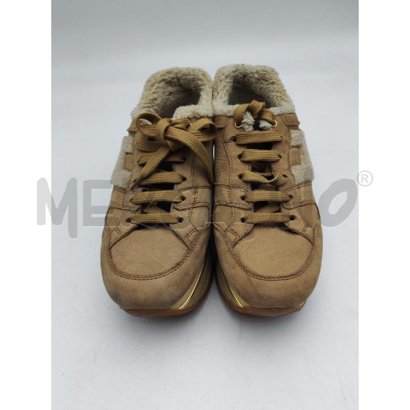 SCARPE DONNA PELO DENTRO HOGAN BEIGE | Mercatino dell'Usato Albenga 1