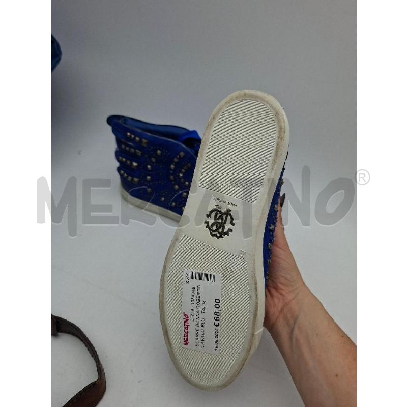 SCARPE DONNA ROBERTO CAVALLI BLU  | Mercatino dell'Usato Albenga 3