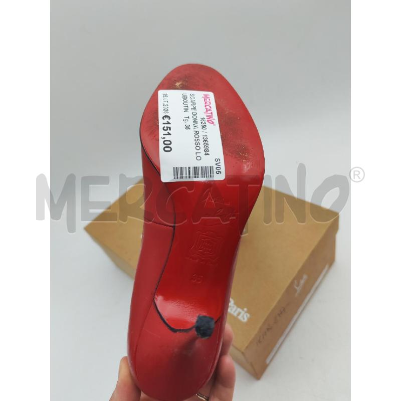 SCARPE DONNA ROSSO LOUBOUTIN  | Mercatino dell'Usato Albenga 4