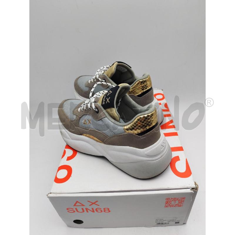SCARPE DONNA SUN68 GRIGIO ORO | Mercatino dell'Usato Albenga 3