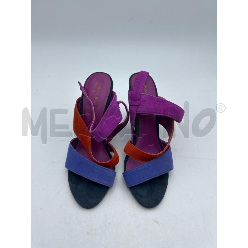 SCARPE DONNA VIOLA VERDE BLU ARMANI JEANS  | Mercatino dell'Usato Albenga 1