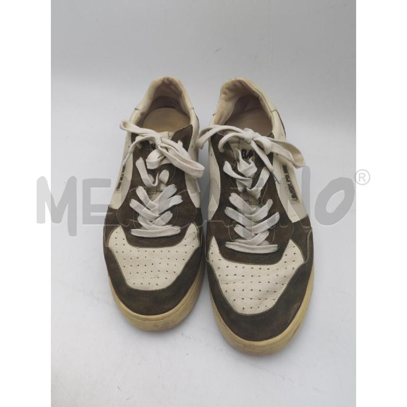 SCARPE UOMO BIANCO VERDE BACK70 | Mercatino dell'Usato Albenga 1