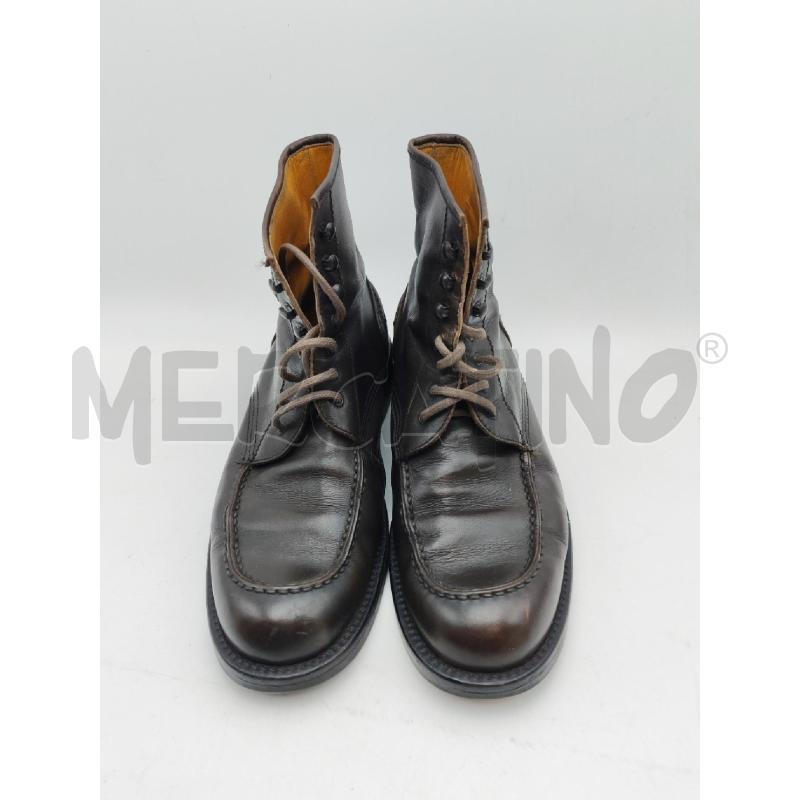 SCARPE UOMO MARRONE SCURO LACCI FLEXA | Mercatino dell'Usato Albenga 1