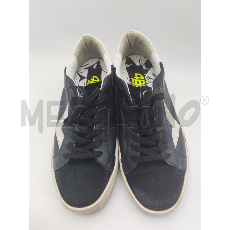 SCARPE UOMO NERO 4B12 | Mercatino dell'Usato Albenga 1