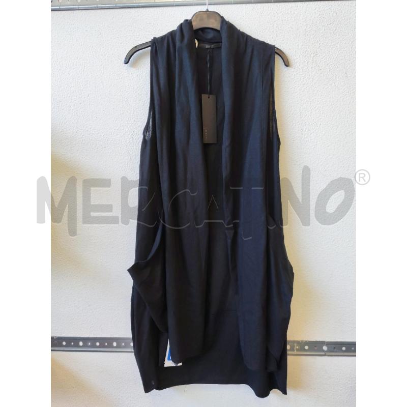 SMANICATO DONNA NERO MISTO LINO JURERE | Mercatino dell'Usato Albenga 1