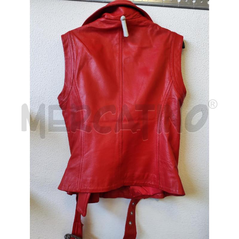 SMANICATO DONNA ROSSO PELLE II REBECCA | Mercatino dell'Usato Albenga 2