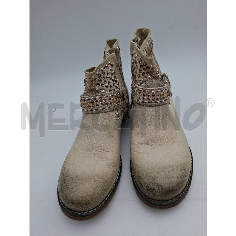 STIVALI DONNA BEIGE BRILLANTINI CAFE NOIR  | Mercatino dell'Usato Albenga 2