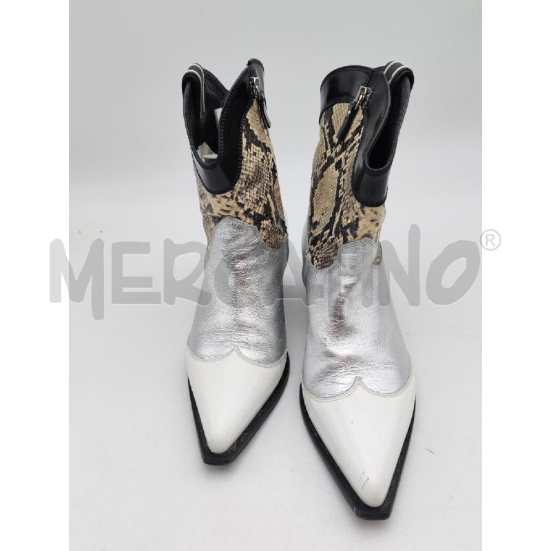 STIVALI DONNA CAMPEROS  MSGM BIANCO ARGENTO  | Mercatino dell'Usato Albenga 1