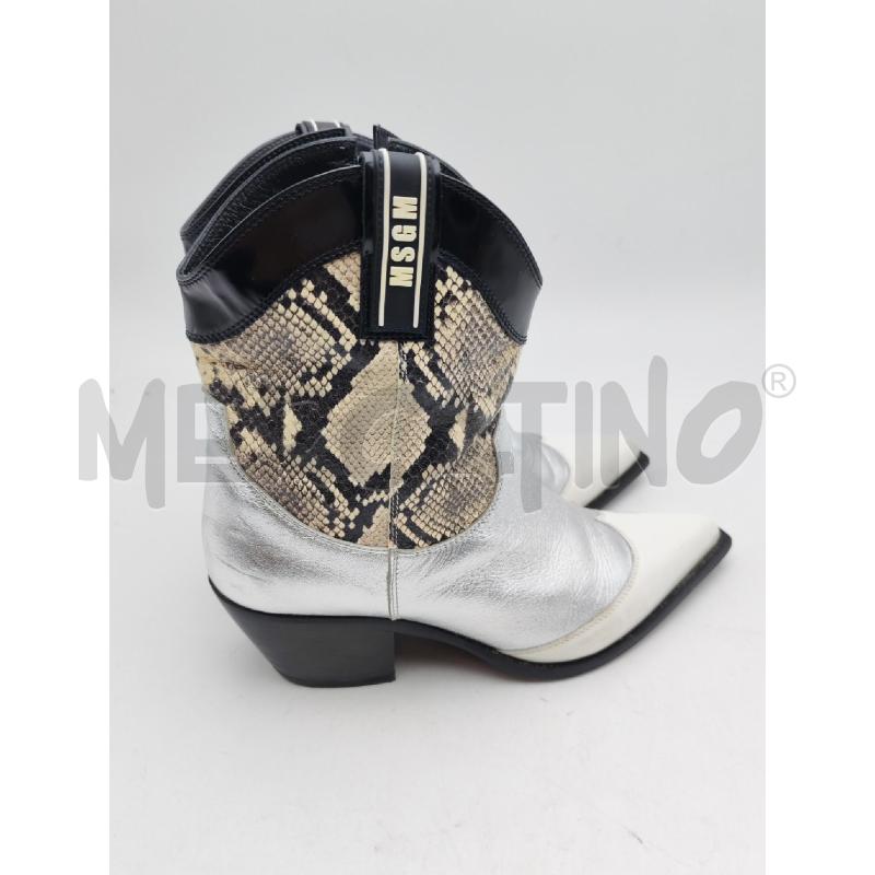 STIVALI DONNA CAMPEROS  MSGM BIANCO ARGENTO  | Mercatino dell'Usato Albenga 2