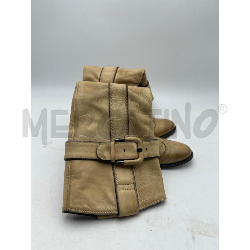 STIVALI DONNA PELLE BEIGE JANET JANET  | Mercatino dell'Usato Albenga 2