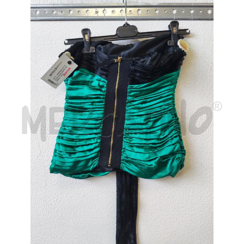 TOP VERDE NERO SETA DOLCE E GABBANA  | Mercatino dell'Usato Albenga 2