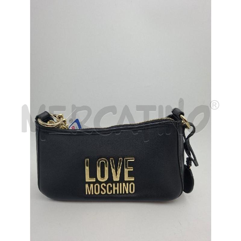 TRACOLLA DONNA NERO LOVE MOSCHINO | Mercatino dell'Usato Albenga 1
