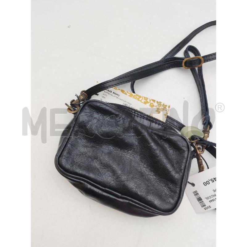 TRACOLLA DONNA PICCOLA STRASS NERO PELLE CATERINA LUCCHI  | Mercatino dell'Usato Albenga 2