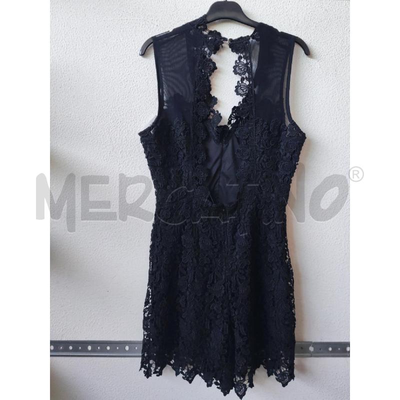 TUTA DONNA CORTA NERO PIZZO GUESS | Mercatino dell'Usato Albenga 2