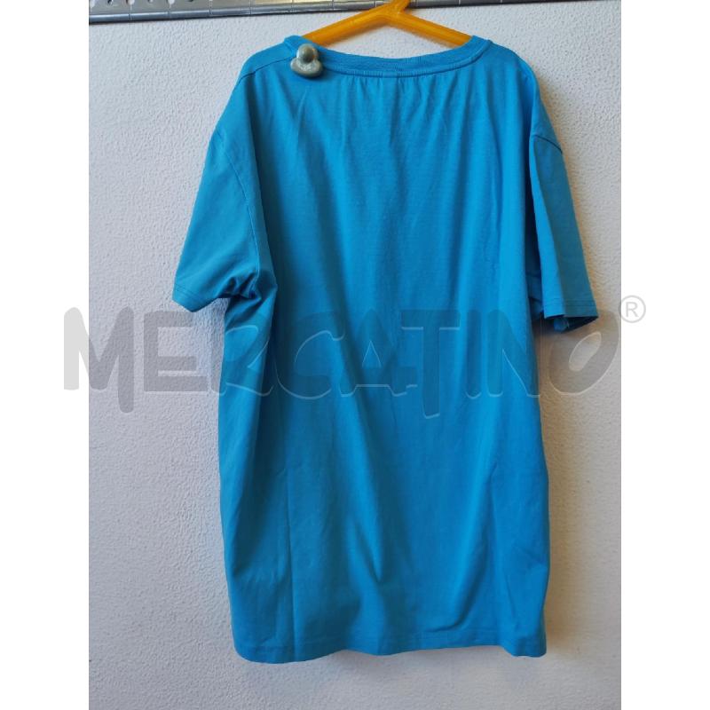 T SHIRT AZZURRO MOSCHINO UNDER BEAR | Mercatino dell'Usato Albenga 2