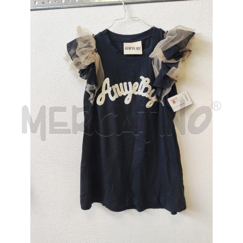 T SHIRT DONNA ANIYE BY NERO ORO  | Mercatino dell'Usato Albenga 1