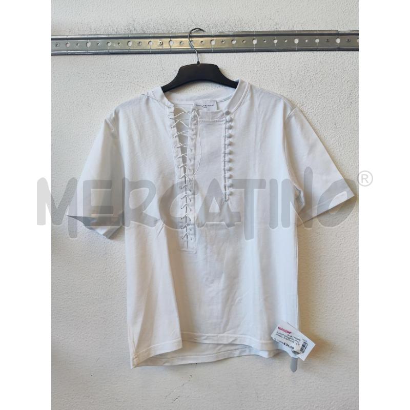 T SHIRT DONNA BIANCO ISABELLE BLANCHE | Mercatino dell'Usato Albenga 1