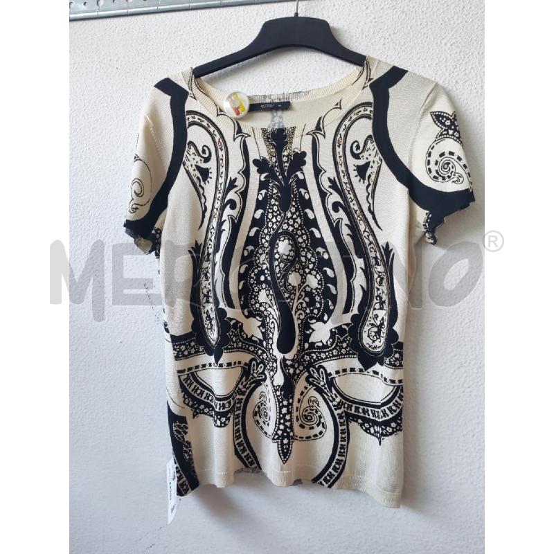 T SHIRT UOMO BIANCO ETRO  | Mercatino dell'Usato Albenga 1