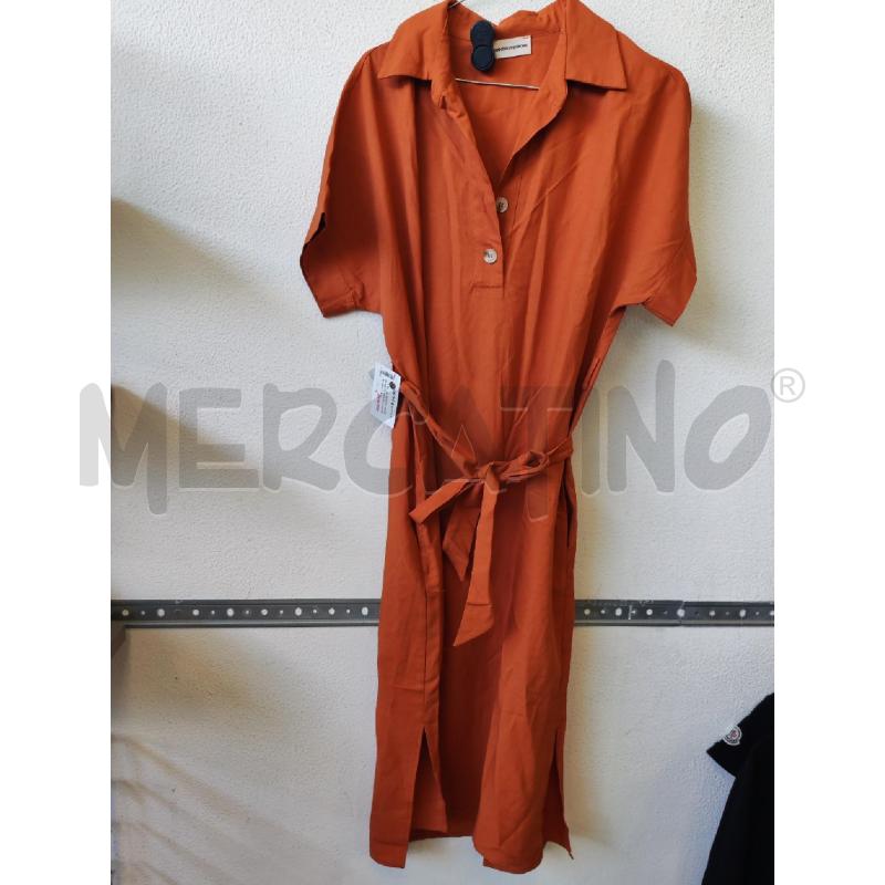 VESTITO DONNA ARANCIO BASIC SANDRO FERRONE  | Mercatino dell'Usato Albenga 1