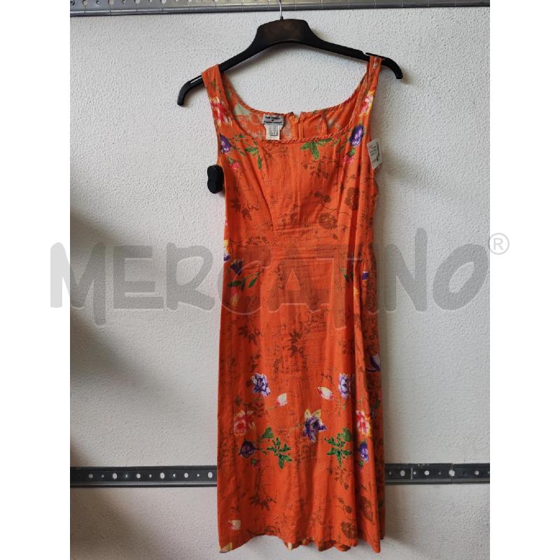 VESTITO DONNA ARANCIO PHILOSOPHY BY ALBERTA FERRETTI  | Mercatino dell'Usato Albenga 1