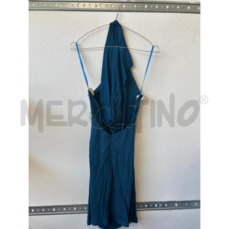 VESTITO DONNA AZZ CATENE PENDENTI DIETRO ELISABETTA FRANCHI  | Mercatino dell'Usato Albenga 2