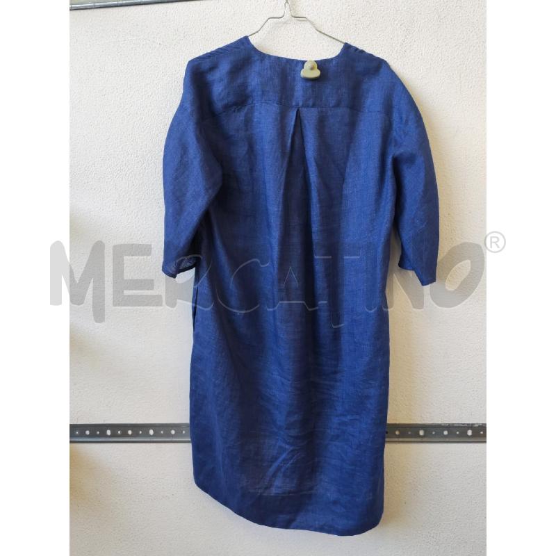 VESTITO DONNA BARBA LINO BLU | Mercatino dell'Usato Albenga 2
