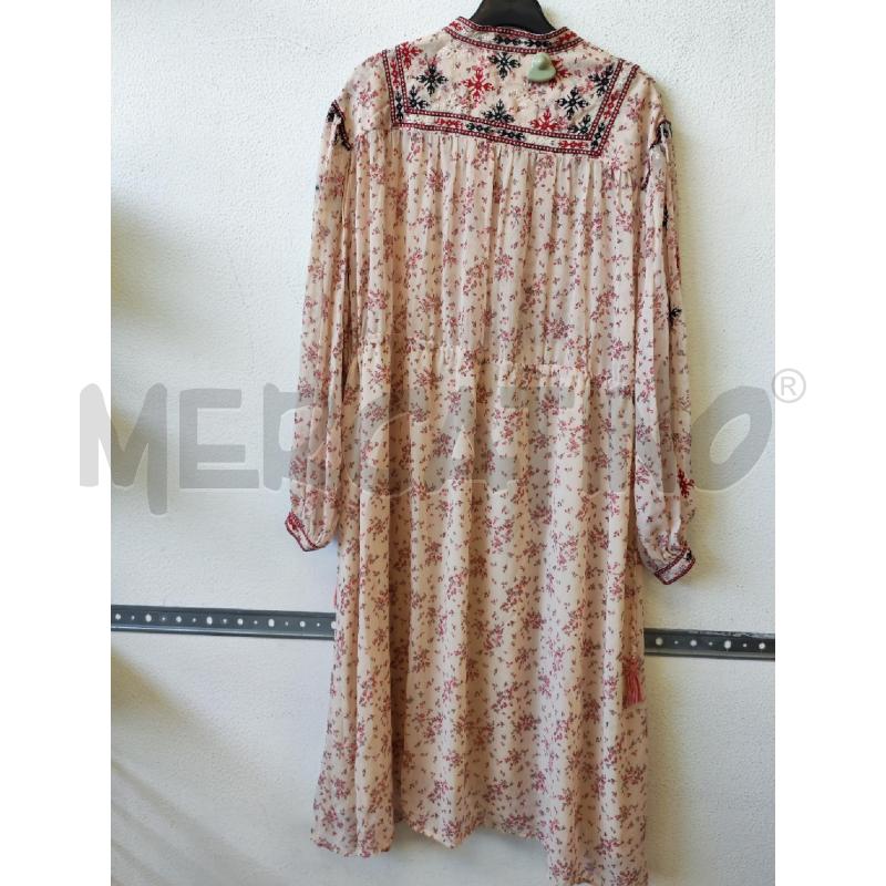 VESTITO DONNA BEIGE FIORI ISABEL ÈTOILE  | Mercatino dell'Usato Albenga 2