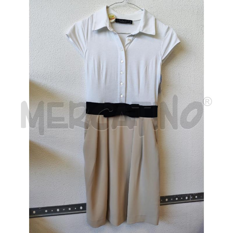 VESTITO DONNA BIANCO BEIGE TWINSET  | Mercatino dell'Usato Albenga 1