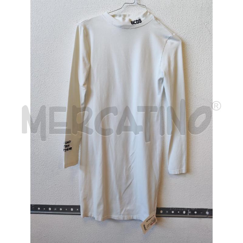 VESTITO DONNA BIANCO GCDS | Mercatino dell'Usato Albenga 1