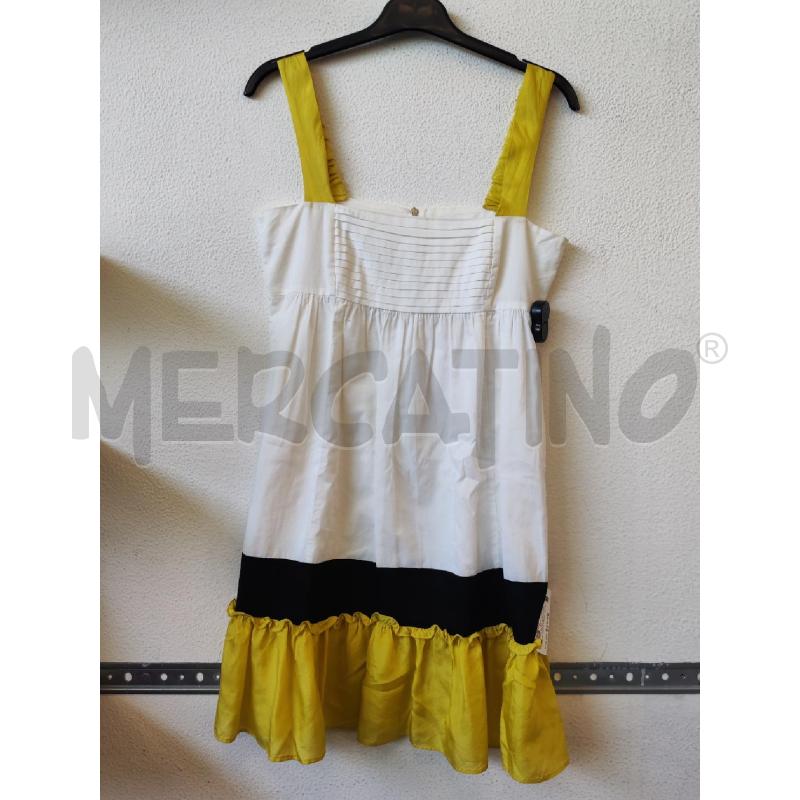 VESTITO DONNA BIANCO GIALLO NERO PENNYBLACK | Mercatino dell'Usato Albenga 1