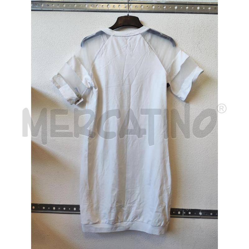 VESTITO DONNA BIANCO LIUJO MANICO CORTA VELATA  | Mercatino dell'Usato Albenga 2