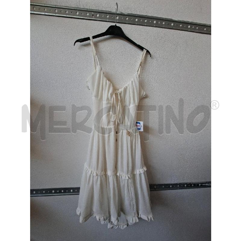VESTITO DONNA BIANCO REVISE  | Mercatino dell'Usato Albenga 1